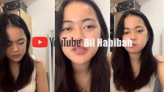 Bii Habibah Live Hot Br4 Putih  Tank Top Putih