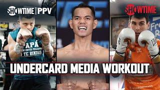 Errol Spence Jr vs. Terence Crawford Undercard Media Workout  SHOWTIME PPV