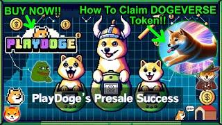 New PlayDoge Memecoin Selling Out Fast How To Claim Your Dogeverse Tokens Today