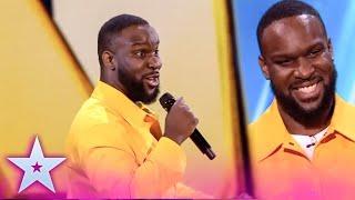 Axel Blake GOLDEN Buzzer Comedian HILARIOUS Comedy LIVE TV on Britains Got Talent