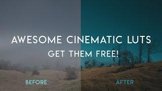 FREE LUTs  Best Cinematic LUTs free  10 Pack  Download