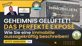 Das perfekte #Exposé so verfassen Sie es richtig und kommen zum schnellen #Immobilienverkauf