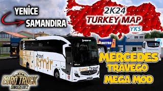 YENİCE - SAMANDIRA  MERCEDES-BENZ TRAVEGO  EURO TRUCK SİMULATOR 2