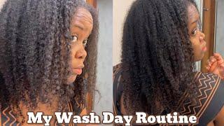 MY NATURAL HAIR  WASH DAY ROUTINE  Type 4 Curly Hair  MOISTURIZING HAIR CARE