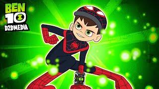 Marvel Spider Spin vs Baby Charles Zombie  Ben 10 Spin Fanmade Transformation  D2D Animation