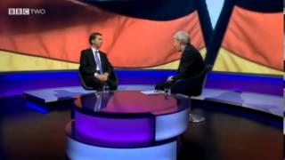 Jeremy Paxman interviews Bernd Lucke Eurosceptic party abandon Angela Merkel