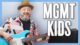 MGMT Kids Guitar Lesson + Tutorial