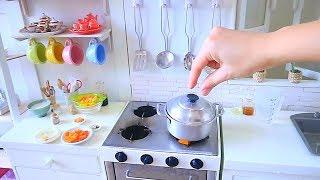 Coconut Beef Curry  KITCHEN PLAY SET MINI REAL FOOD  COOKING SOUNDS