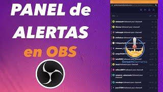 PANEL DE ALERTAS STREAMELEMENTS EN OBS  TWITCH  YOUTUBE