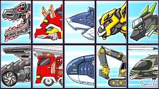 Dino Robot Corps - 5 Transformers  Eftsei Gaming