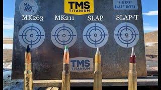 58 Titanium vs 50 Cals Best Rounds AP Raufoss SLAP & SLAP-T