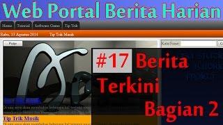 Membuat Web Portal Berita Harian 17 Tampilan Berita Terkini Kategori dan Berita Bagian 2