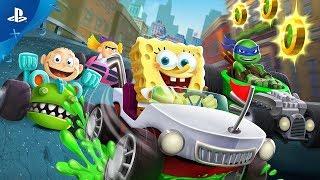 Nickelodeon Kart Racers - Announce Trailer  PS4