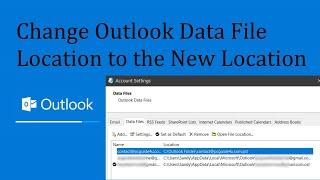 Change Outlook Data File Location to Another Folder  100% Working in 2023 @pcguide4u