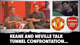 Keane and Neville  Tunnel incident with Arsenal bullies revisited  #MUFC