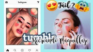 MAQUILLAJE TUMBLR  IMITO UN MAQUILLAJE TUMBLR DE PINTEREST