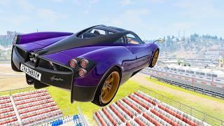 Epic High Speed Car Jumps #280 – BeamNG Drive  CrashBoomPunk