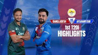 Bangladesh vs Afghanistan Highlights  1st T20i  Afghanistan tour of Bangladesh 2023