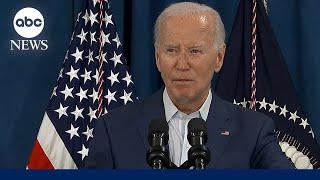 LIVE Pres. Biden delivers statement following possible assassination attempt on Donald Trump
