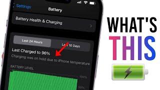 Charging was on hold due to iphone temperature  What is charging was on hold due to iphone temp