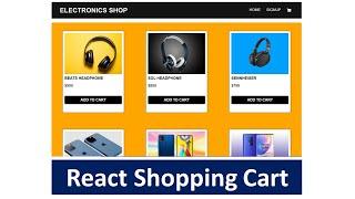 React Shopping Cart in 2022  Using Hooks and React Router