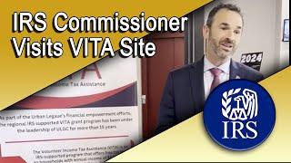 IRS Commissioner Visits VITA site