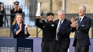 Lydia Ko WINS the AIG Womens Open  Full Prize Presentation