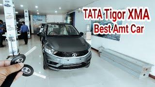 #Tata Tigor XMA Detail ReviewBest Sedan Car in AMTPrice Features Review By AutoBikes India