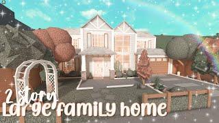 2 story large family home   bloxburg speedbuild  luminto