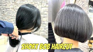 SHORT BOB HAIRCUT  POTONG RAMBUT BOB  Hair Transformation  new hairstyles  Update 2024