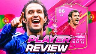 96 FUTTIES HERO RICARDO CARVALHO PLAYER REVIEW  FC 24 Ultimate Team