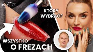 Frezy do paznokci - który do czego? Ściąganie hybrydy frezarką i frezowanie skórek  Indigo Nails