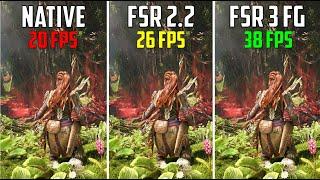 Horizon Forbidden West - FSR 3 FG - GTX 1050 Ti Is Game Actually Playable