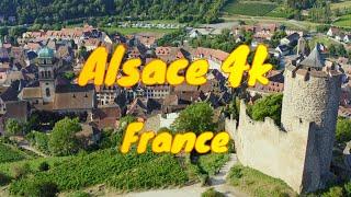 Alsace France  4K Drone Footage