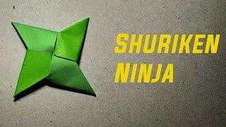 Origami Cara Membuat SHURIKEN NARUTO Dari Kertas Sederhana