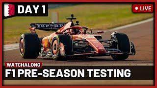 F1 Live 2024 Bahrain Testing Day 1 Watchalong  Live Timings + Commentary