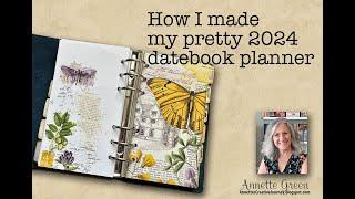 How I Make my Pretty 2024 Datebook Planner