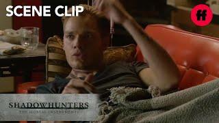 Shadowhunters  Season 1 Episode 11 Jace & Clary Kiss  Freeform