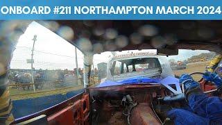 Onboard #211 Dennis Vorkink - Unlimited Bangers BWS Round 3 Northampton 31-3-2024