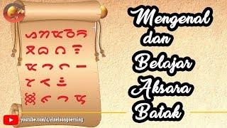 Mengenal dan Belajar Aksara Batak