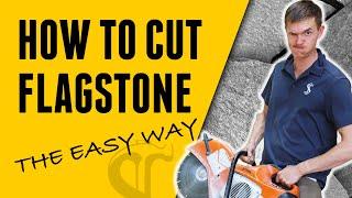 How to Cut Flagstone NO DUST