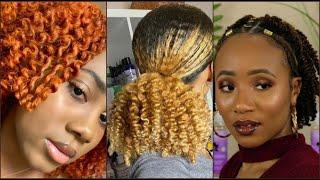 Twist Out Styles for Natural Hair  Natural Hairstyles Compilation 2021