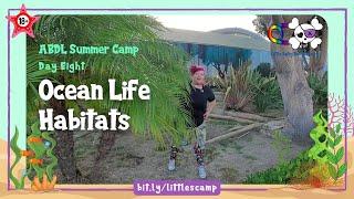  Ocean Life Habitats  ABDL Summer Camp sea crafts for littlespace by Little Baby Boo Nursery
