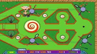 Phineas and Ferb Gadget Golf Gameplay