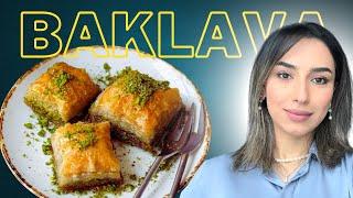 How to make Baklava at home طرز تهیه بغلاؤه در خانه