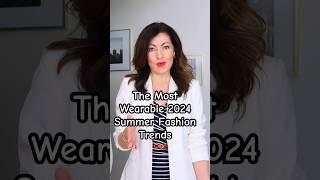 Realistic Ways To Wear 2024 Summer Trends #fashion #fashionover40 #style