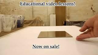 Silvering. education. glass silvering tutorial videos