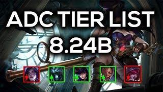 Best ADCs For Solo Q Pre Season 9 Patch 8.24b  ADC Tier List Patch 8.24B