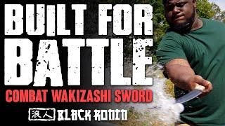 Built For Battle - Black Ronin Tan Combat Wakizashi Sword