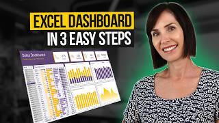 Interactive Excel Dashboard Tutorial in 3 Steps + FREE Template